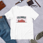 Columbus Ohio Half Sleeve T-Shirt — detail view 8
