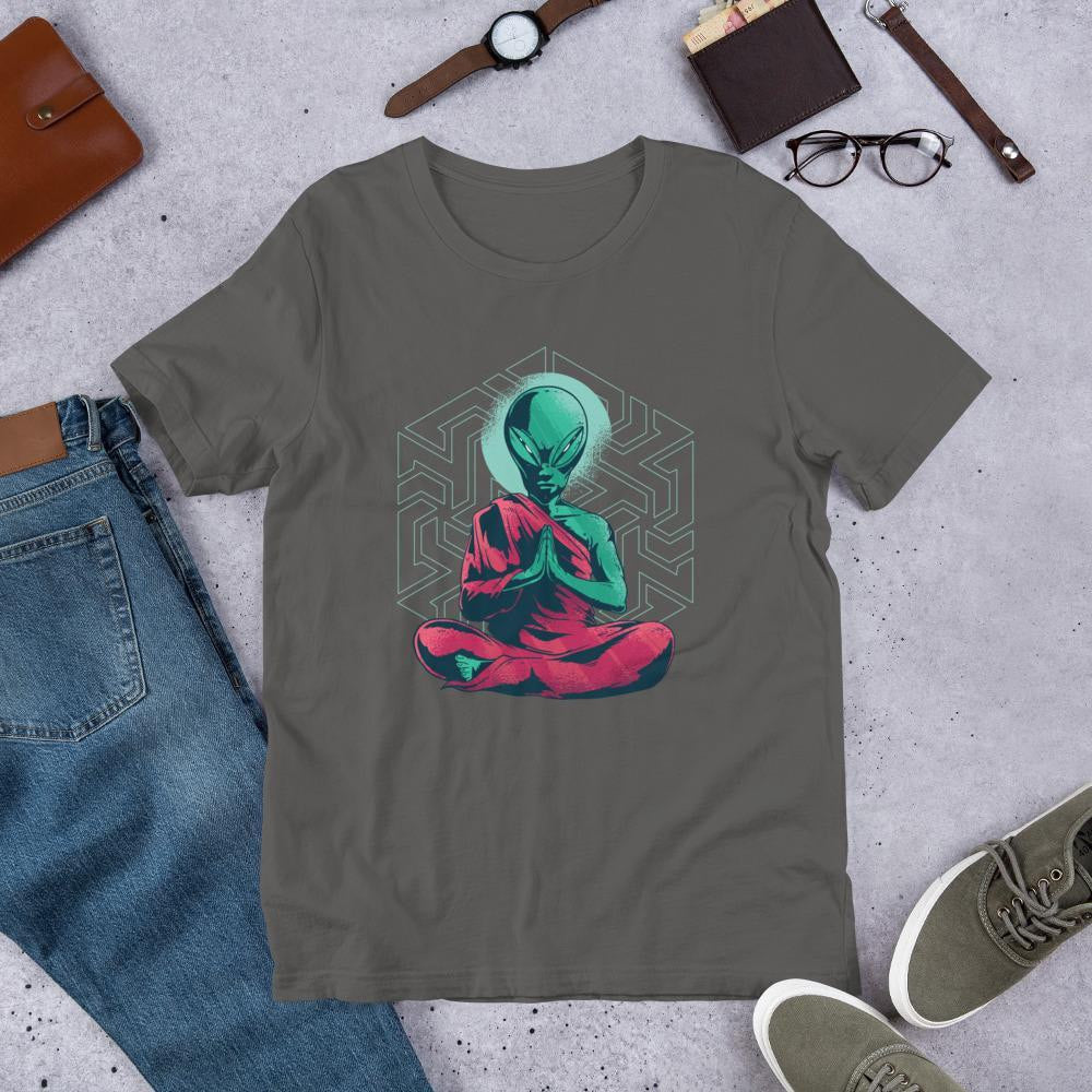 Alien Monk Unisex Half Sleeve T-Shirt #Plus-sizes