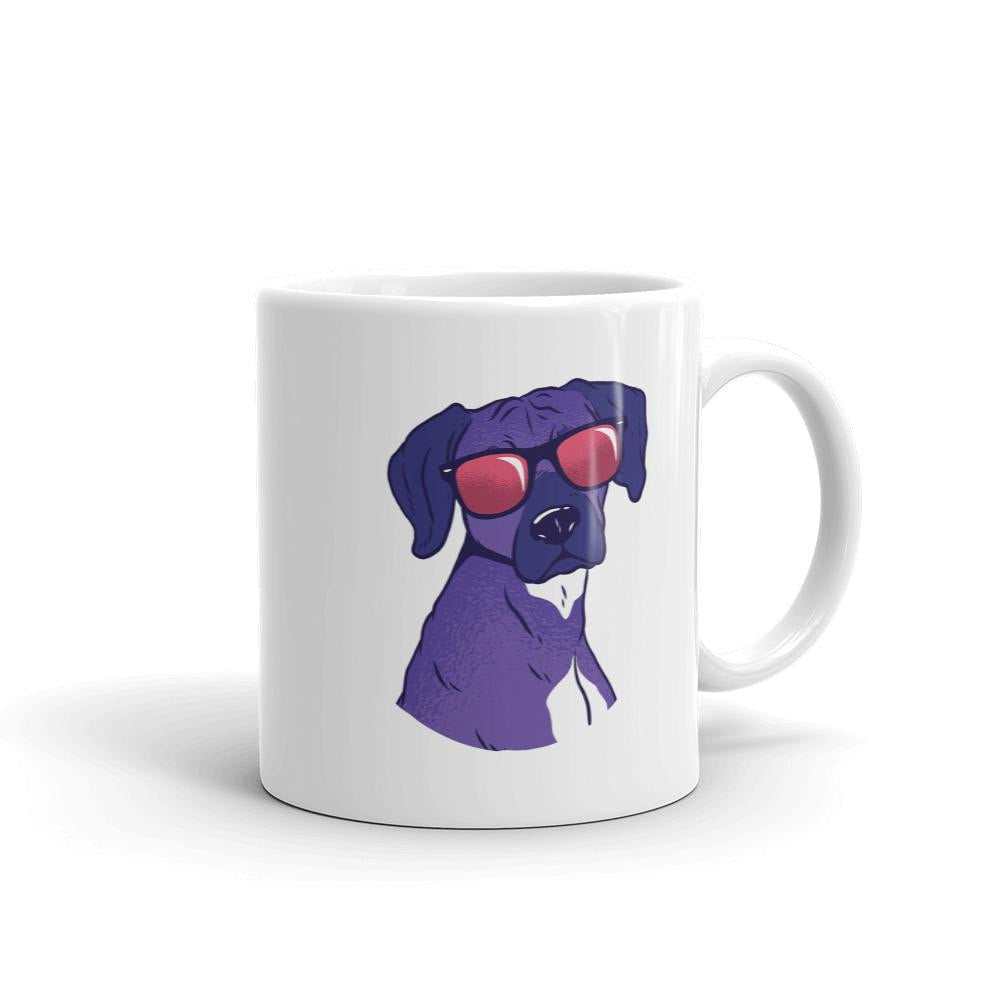 Cool Shady Dog Coffee Mug — front view