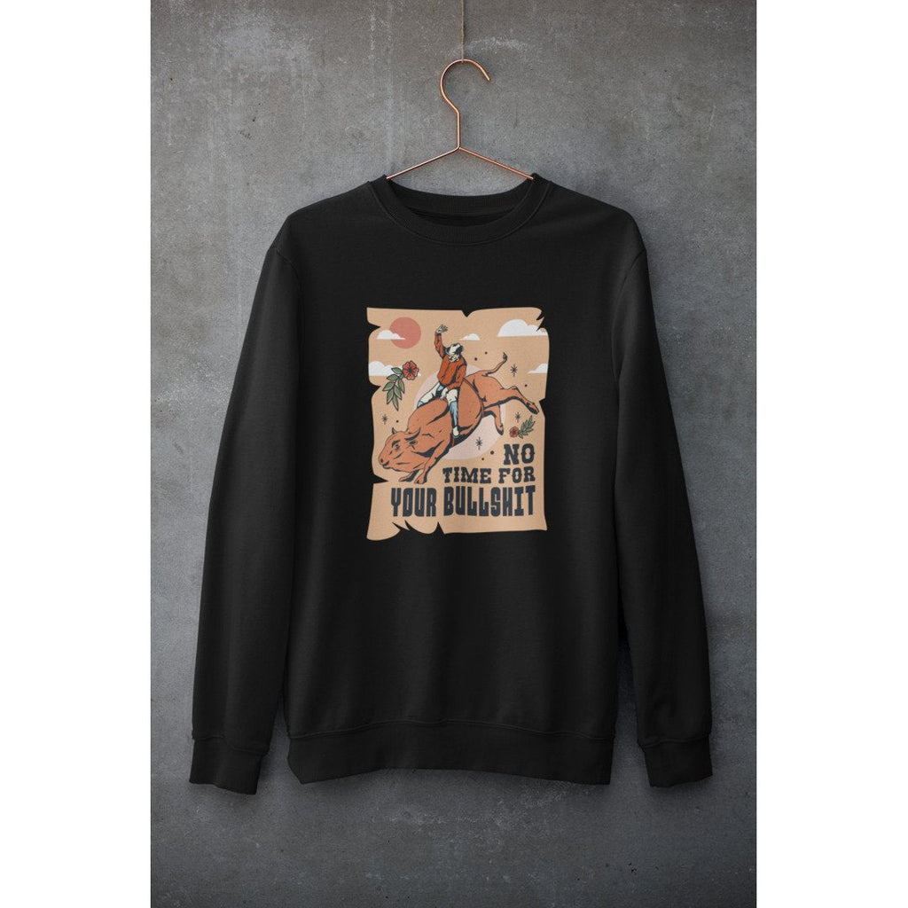 Cowboy & Bull Unisex Sweatshirt — Black