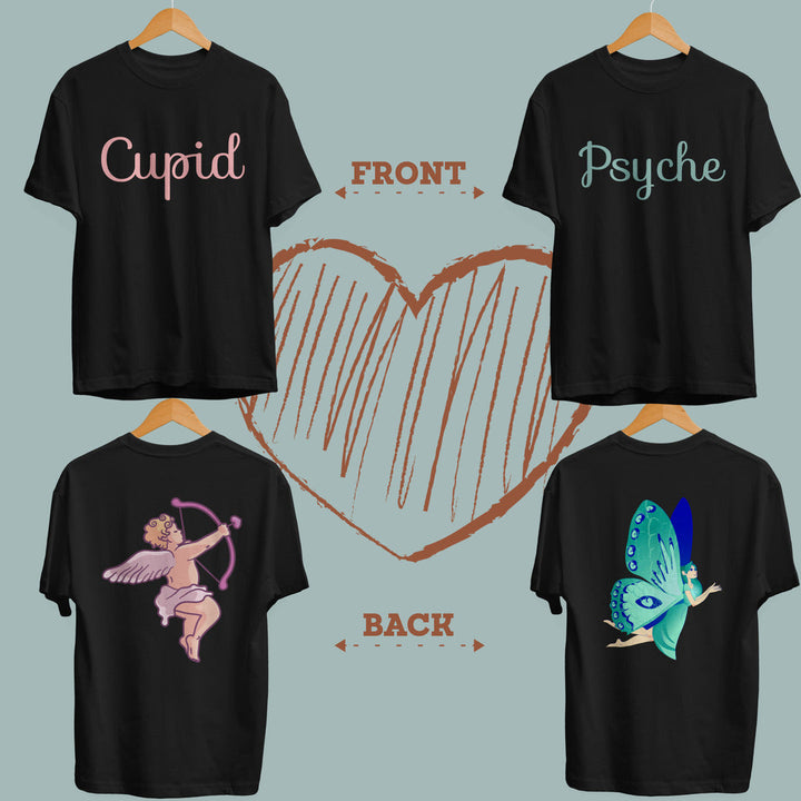 Cupid & Psyche Couple Half Sleeve Unisex T-Shirt