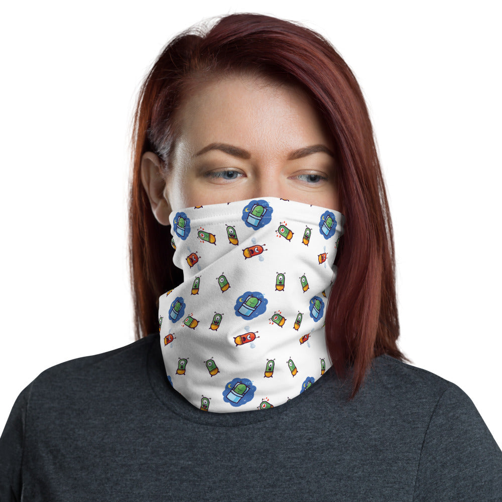 Cute Alien Monsters Neck Gaiter