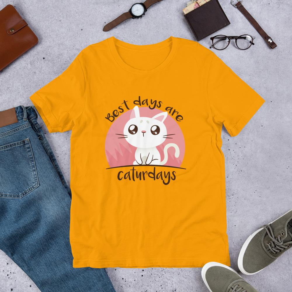 Caturdays Half Sleeve T-Shirt