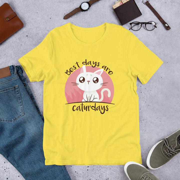 Caturdays Half Sleeve T-Shirt
