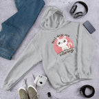 Caturday Unisex Hooded Sweatshirt — Grey