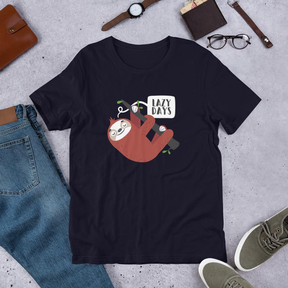 Lazy Days Sloth Half Sleeve T-Shirt