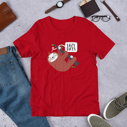 Lazy Days Sloth Half Sleeve T-Shirt
