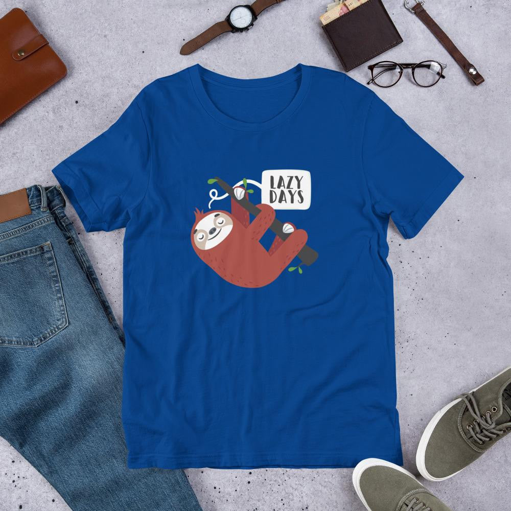 Lazy Days Sloth Half Sleeve T-Shirt