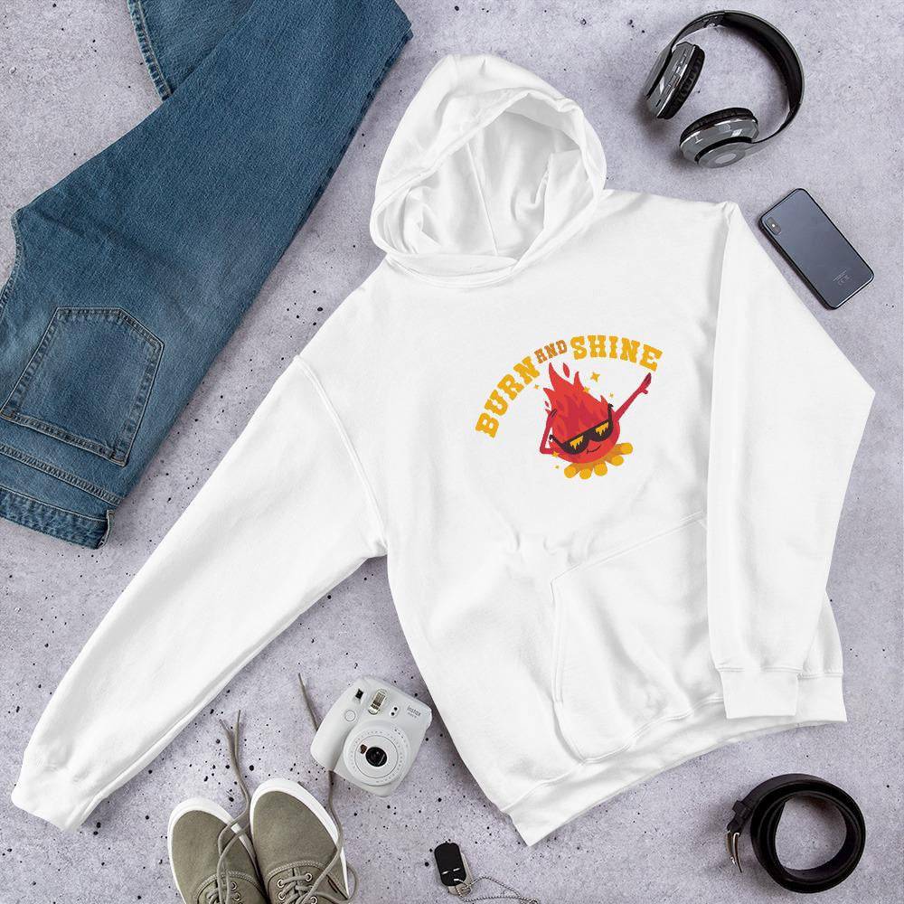 Cute Fire Unisex Hooded Sweatshirt