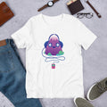 Cute Music Half Sleeve T-Shirt — White