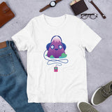 Cute Music Half Sleeve T-Shirt