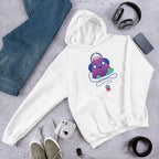 Cute Music Unisex Hooded Sweatshirt — White