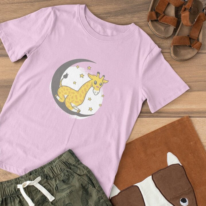 Cute Giraffe Toddler's T-Shirt — 1 (4)