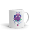 Cute Music Coffee Mug — front view