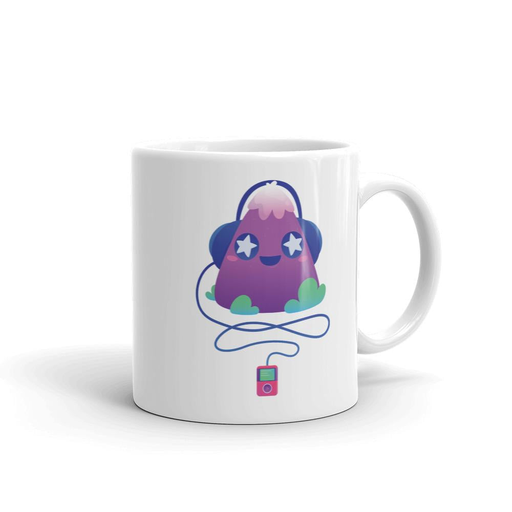 Cute Music Coffee Mug — front view