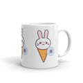 Cute Rabbit Coffee Mug — front view