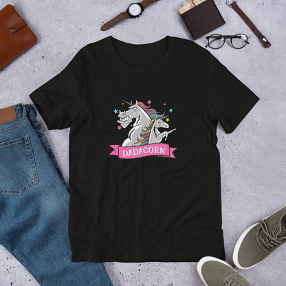 Daddy Unicorn Half Sleeve T-Shirt
