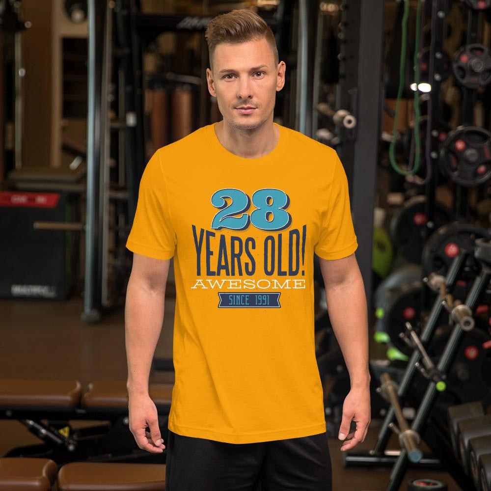 Since 1991 Half Sleeve T-Shirt — Gold