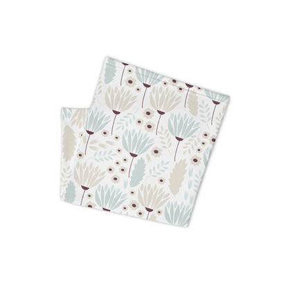 Winter Flowers Pattern Neck Gaiter