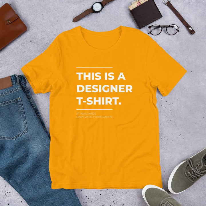 Designer Typography Half Sleeve T-Shirt