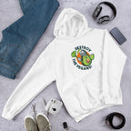Destroy Vegans Unisex Hooded Sweatshirt — White