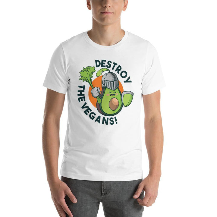 Destroy The Vegans Half Sleeve T-Shirt