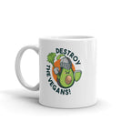 Destroy Vegans Coffee Mug — detail view 3