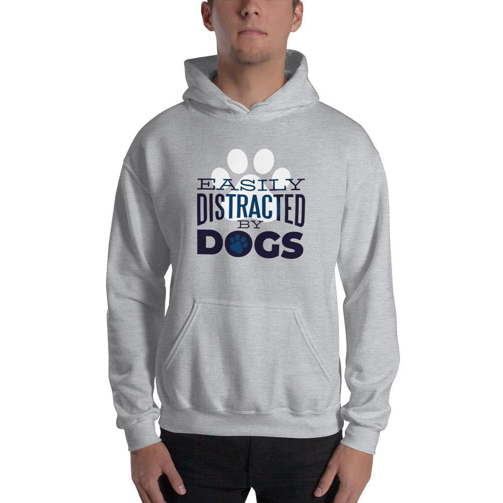 Distracted by Dogs Unisex Hooded Sweatshirt