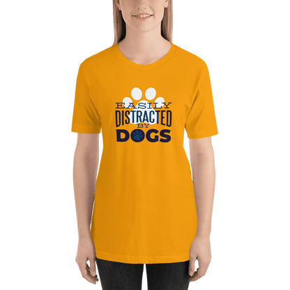 Easily Distracted by Dogs Half Sleeve T-Shirt
