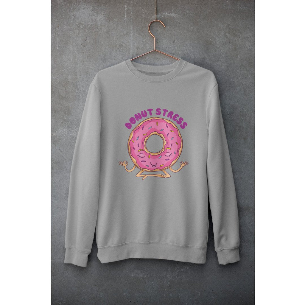 Donut Stress Unisex Sweatshirt — Grey