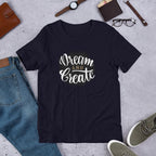 Dream & Create Half Sleeve T-Shirt — Navy
