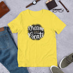 Dream & Create Half Sleeve T-Shirt — Yellow