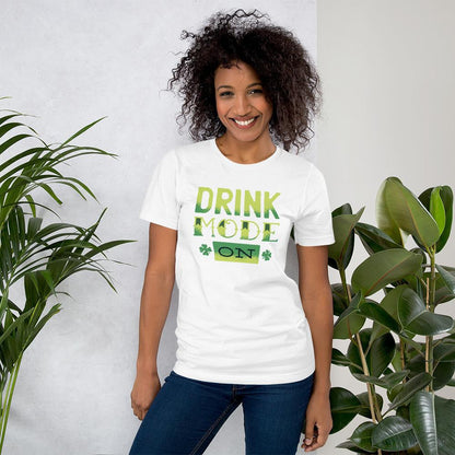 Drink Mode On Half Sleeve T-Shirt