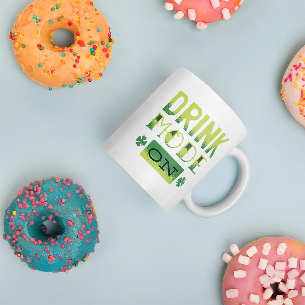 Drink Mode On Coffee Mug — back view