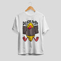 Duck Tape Half Sleeve T-Shirt — White