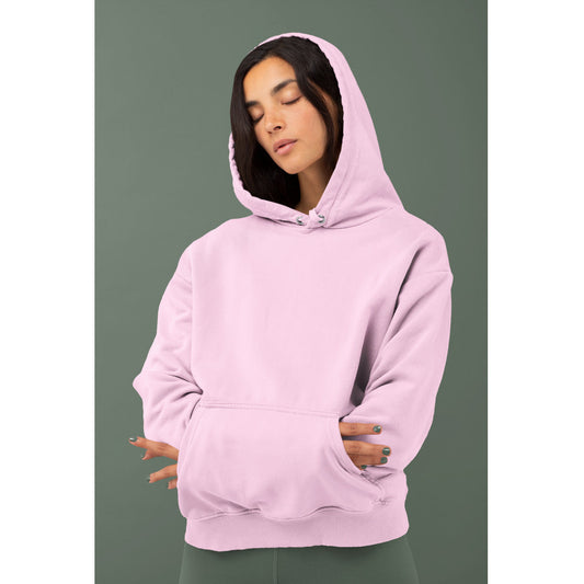 Plain Unisex Hooded Sweatshirt