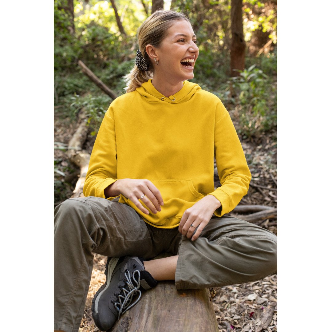 Plain Unisex Hooded Sweatshirt