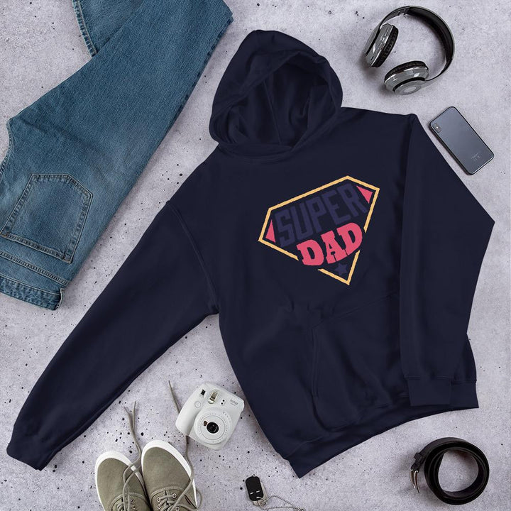 Super Dad Unisex Hooded Sweatshirt