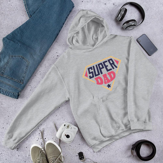 Super Dad Unisex Hooded Sweatshirt