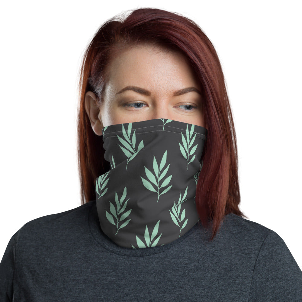 Green Leaves Neck Gaiter