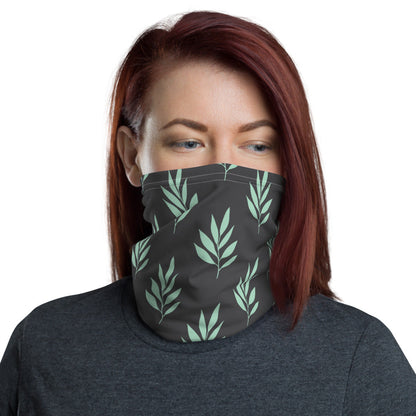 Green Leaves Neck Gaiter