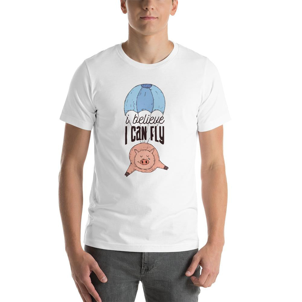 Flying Pig Half Sleeve T-Shirt