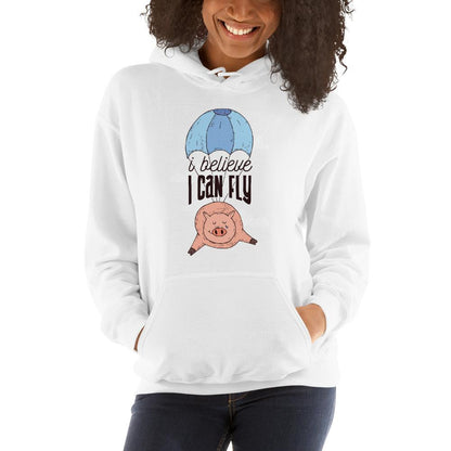 Flying Pig Unisex Hooded Sweatshirt