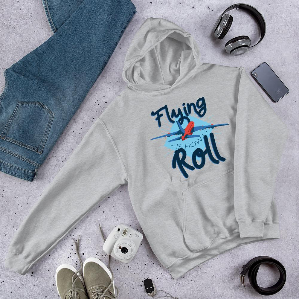 Flying Roll Unisex Hooded Sweatshirt