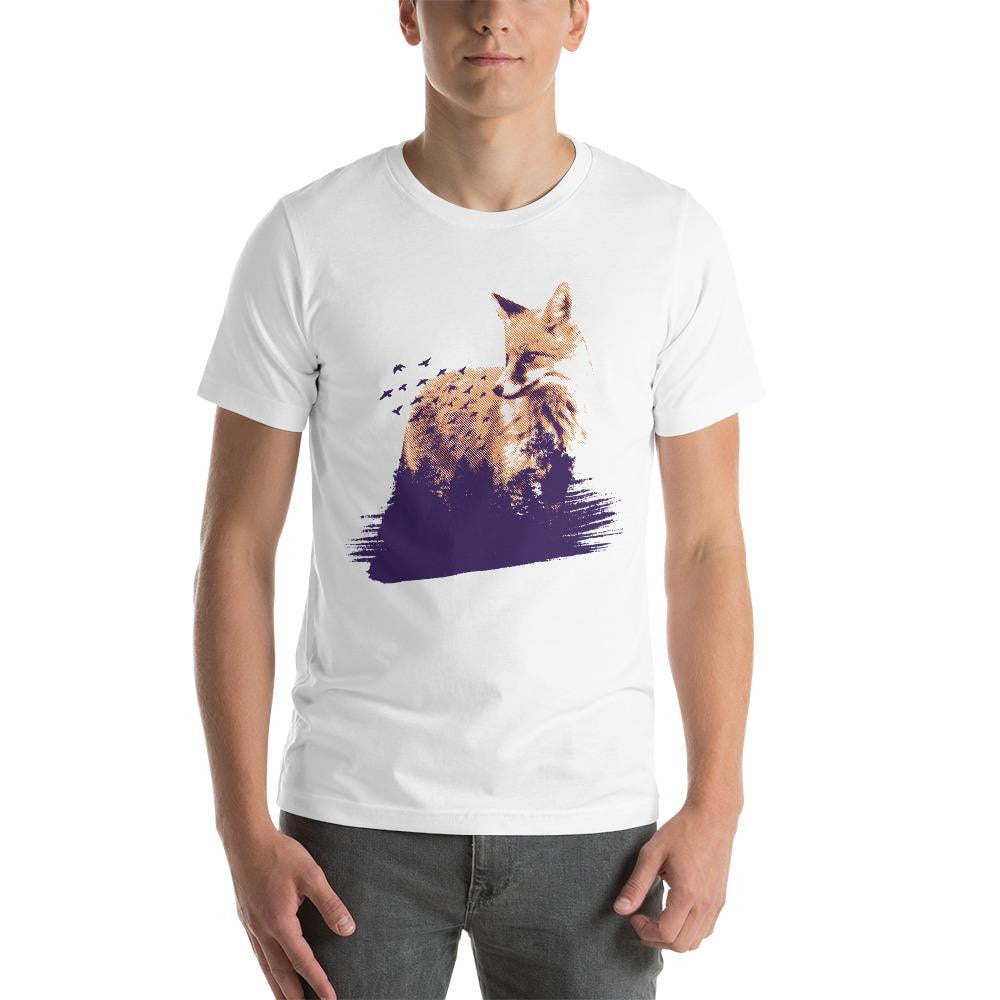 Forest Fox Half Sleeve T-Shirt