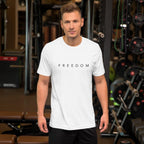 Freedom Unisex Half Sleeve T-Shirt — detail view 2