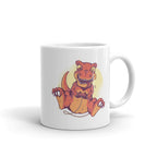 Gaming Dino Coffee Mug — front view