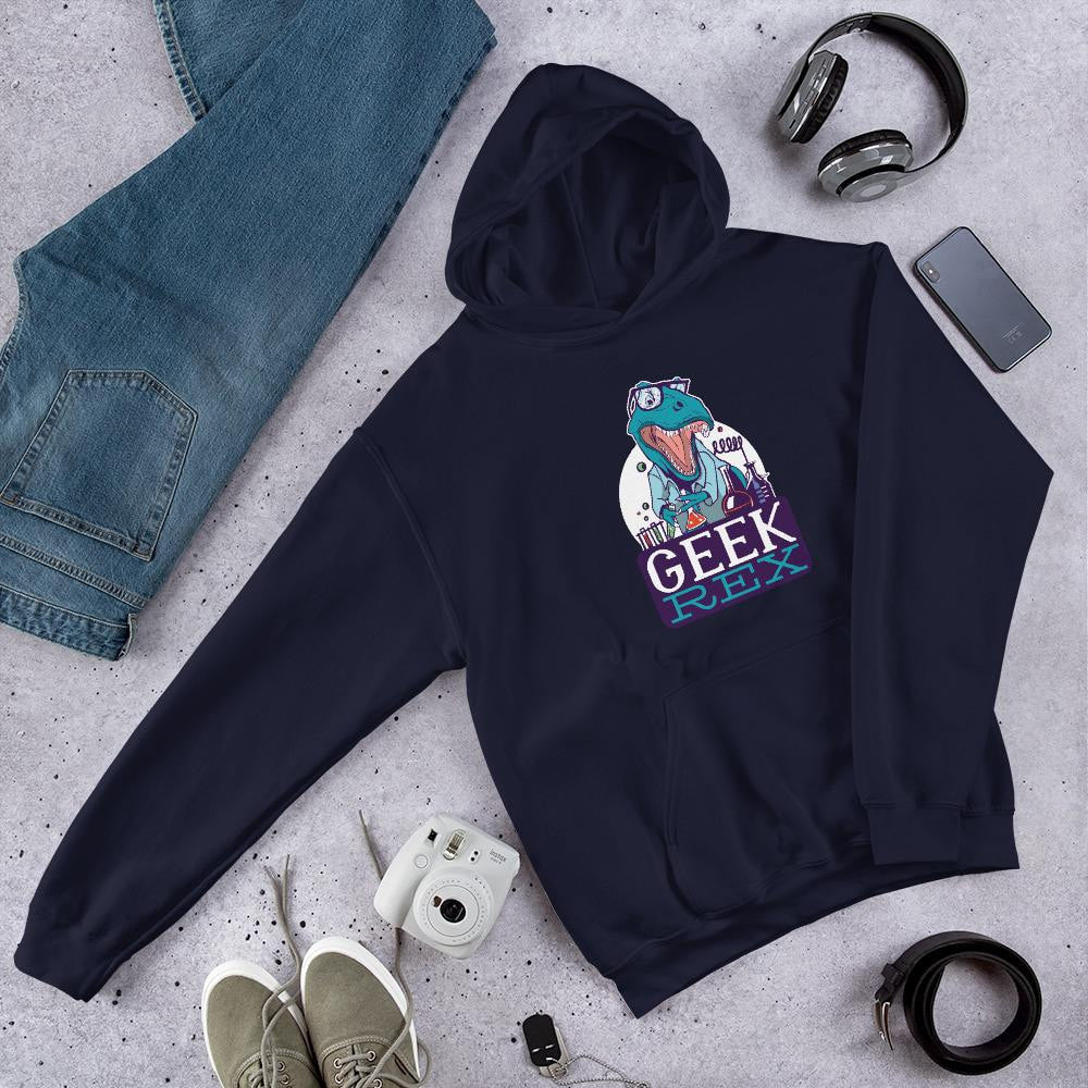 Geek Rex Unisex Hooded Sweatshirt