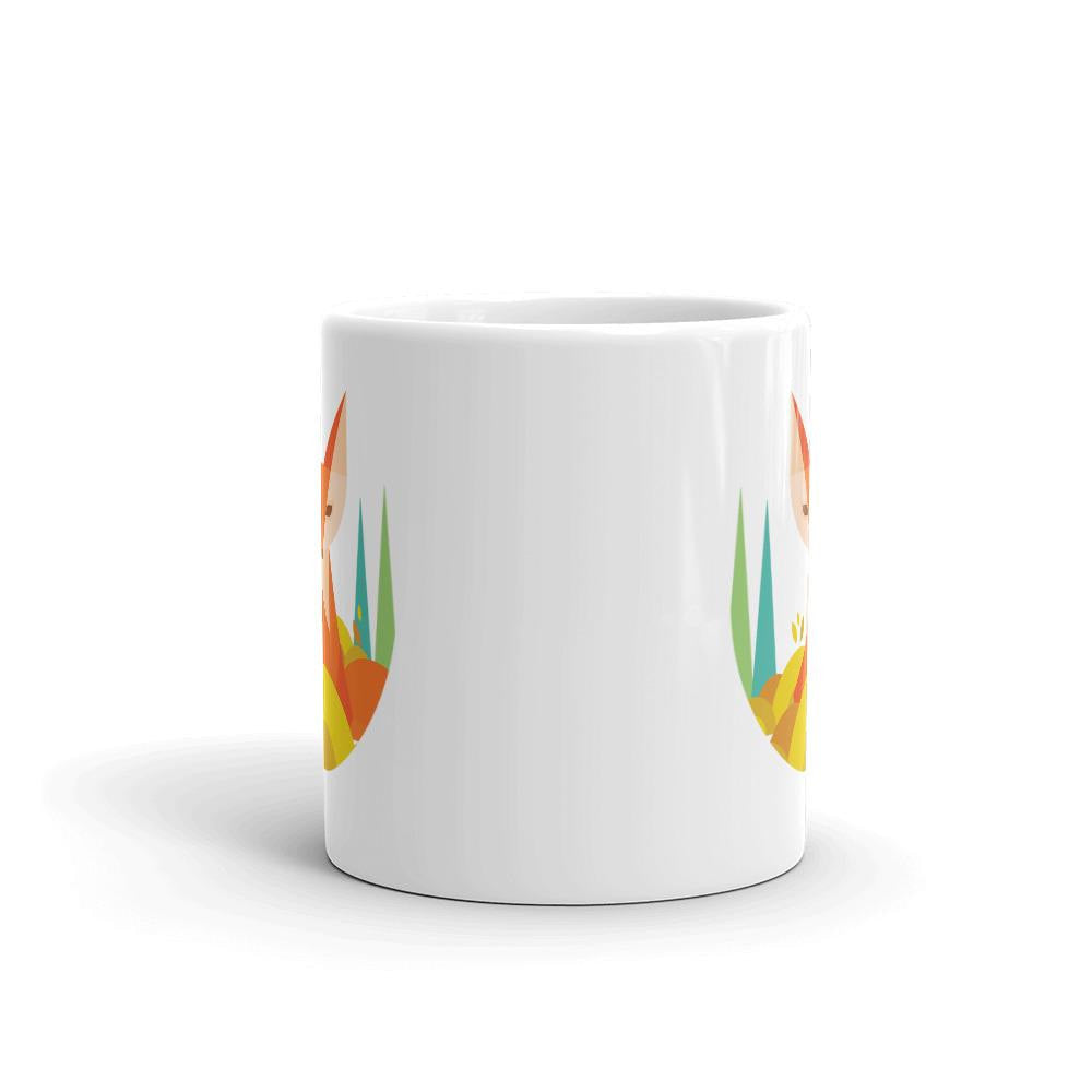 Geometric Fox Coffee Mug