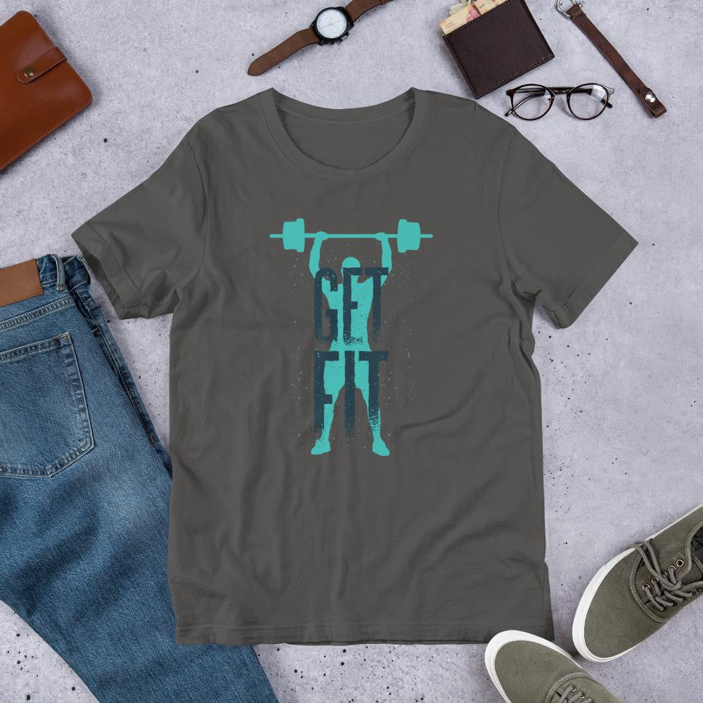 Get Fit Half Sleeve T-Shirt — Charcoal